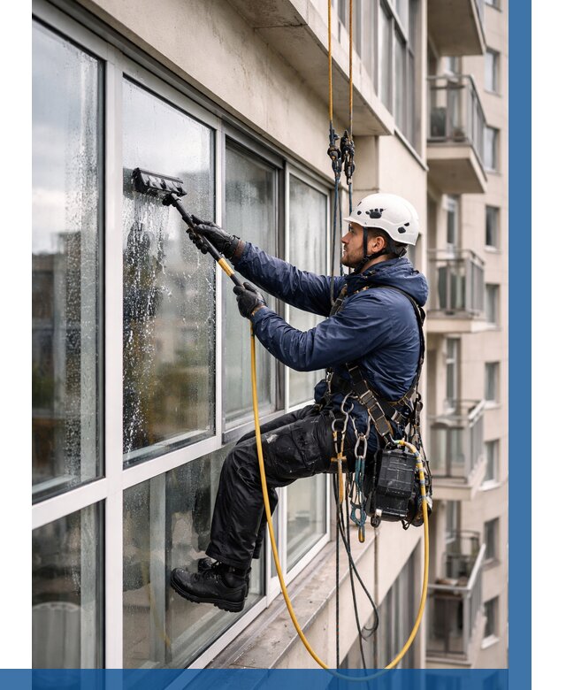 Мойка балконного остекления в Бузулуке от 3648 р. | ВЫСОТНИК-Бзл