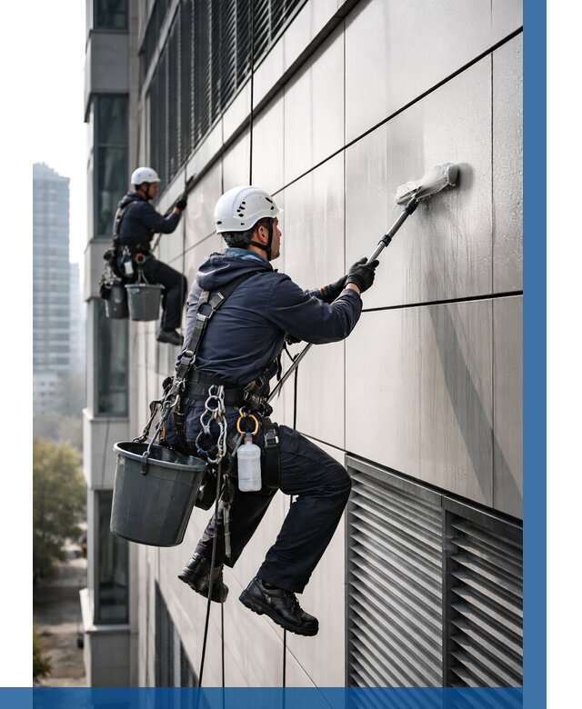 Мойка вентилируемого фасада в Бузулуке от 261 р. | ВЫСОТНИК-Бзл