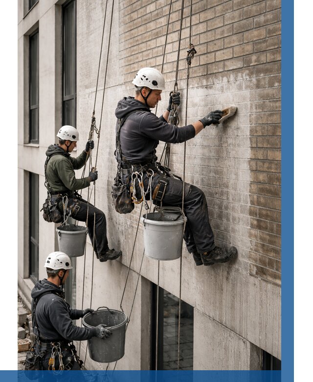 Удаление высолов с фасада в Бузулуке от 261 р. | ВЫСОТНИК-Бзл