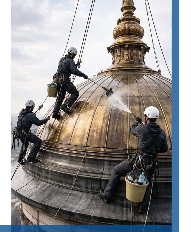 Мойка куполов и шпилей в Бузулуке от 8339 р. - заказать | ВЫСОТНИК-Бзл