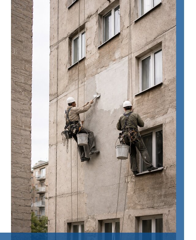 Косметический ремонт фасада в Бузулуке от 1147 р. | ВЫСОТНИК-Бзл