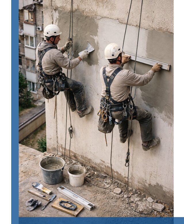 Комплексный ремонт штукатурного фасада с гарантией в Бузулуке