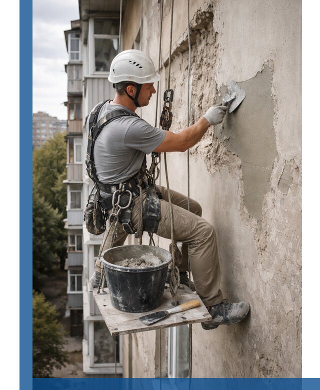 Восстановление фасадной штукатурки в Бузулуке с гарантией качества