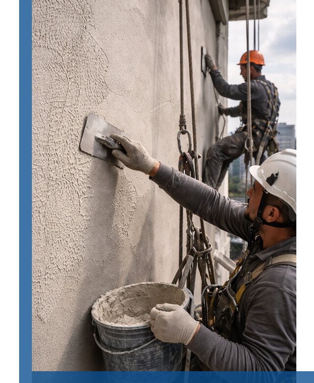 Декоративная штукатурка фасада с утеплением и защитой в Бузулуке