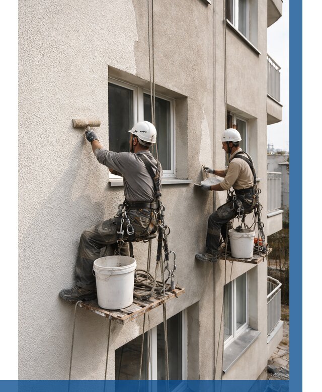 Нанесение короеда на фасад в Бузулуке от 469 р. | ВЫСОТНИК-Бзл