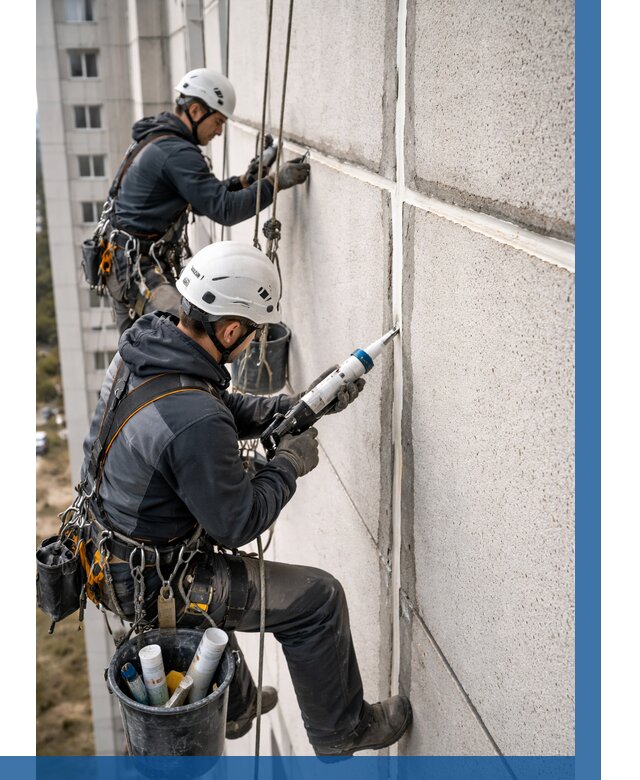 Герметизация межпанельных швов в Бузулуке от 730 р. | ВЫСОТНИК-Бзл