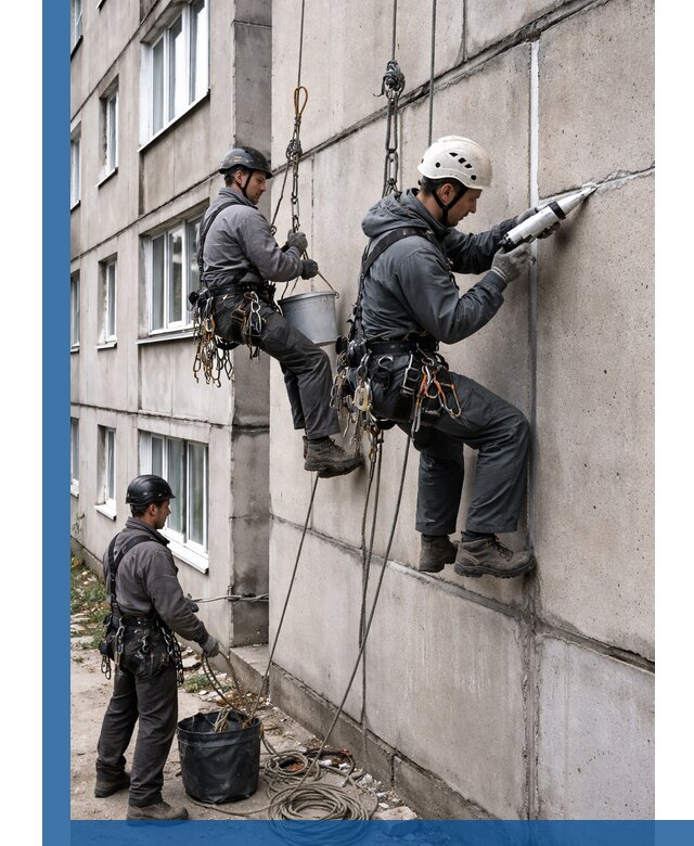Герметизация межпанельных швов в Бузулуке с гарантией герметичности