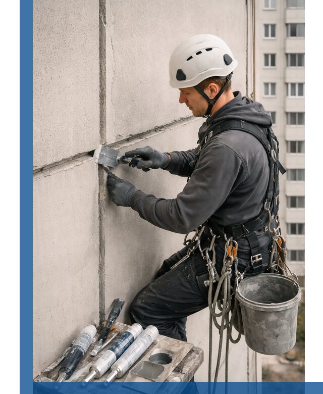 Ремонт межпанельных швов в Бузулуке герметизация и восстановление