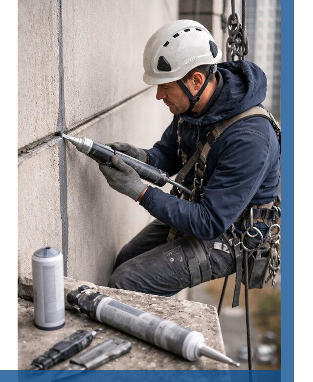 Вторичная герметизация швов в Бузулуке от 469 р. | ВЫСОТНИК-Бзл