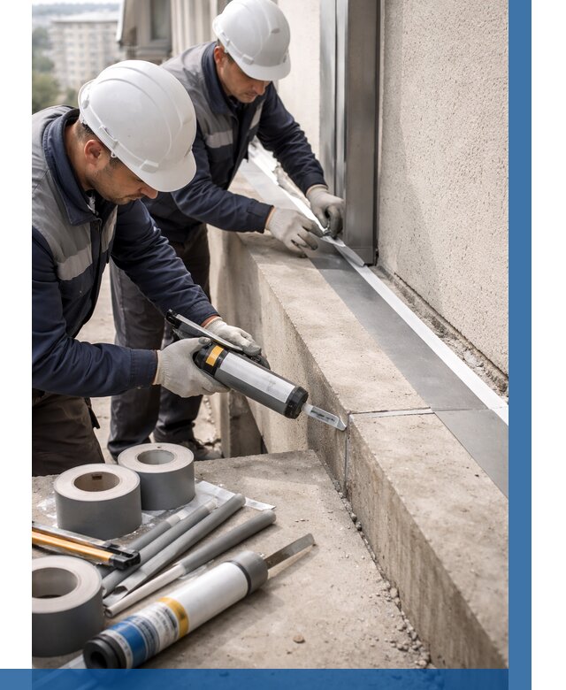 Герметизация примыкания балкона в Бузулуке от 4691 р. | ВЫСОТНИК-Бзл