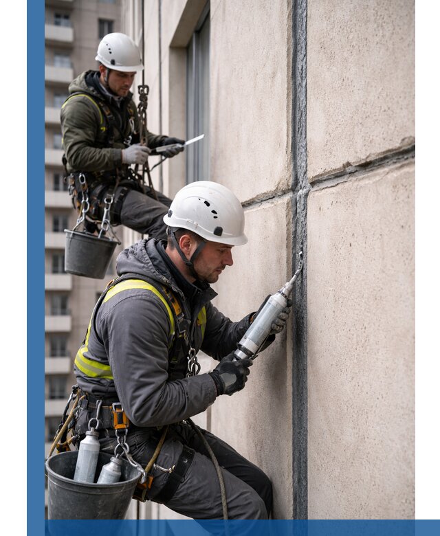 Герметизация деформационных швов фасада в Бузулуке качественно