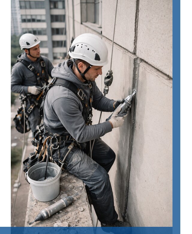 Ремонт деформационных швов здания в Бузулуке от 1042 р. | ВЫСОТНИК-Бзл