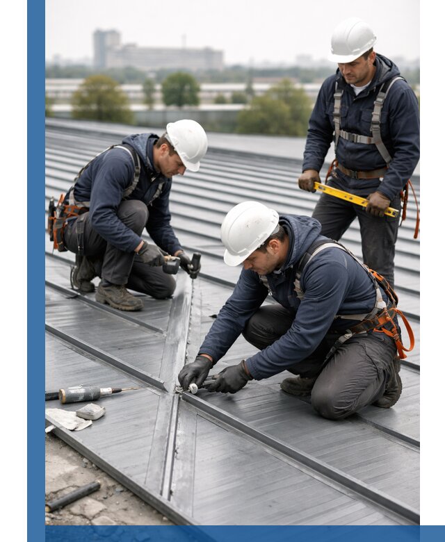 Ремонт фальцевой кровли в Бузулуке срочно и качественно