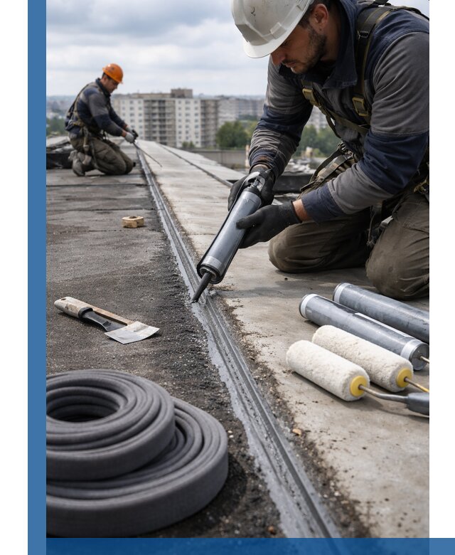 Герметизация швов кровли в Бузулуке с гарантией герметичности