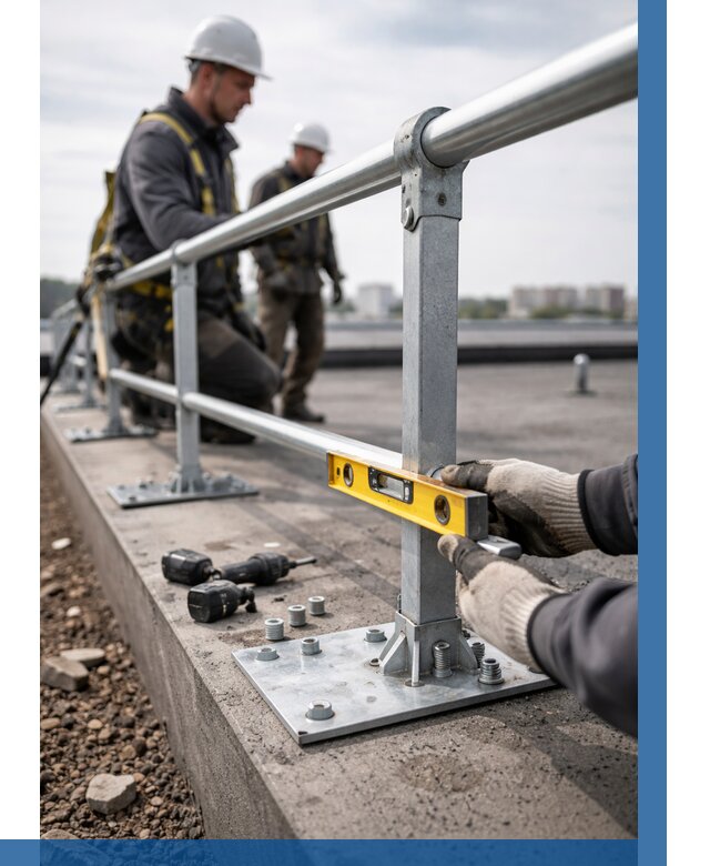 Монтаж кровельного ограждения в Бузулуке от 1251 р. | ВЫСОТНИК-Бзл