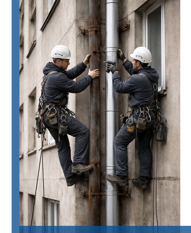 Замена водосточных труб в Бузулуке: монтаж и демонтаж под ключ