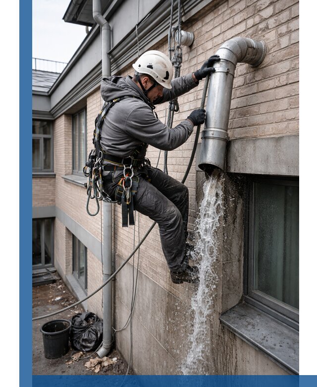 Профессиональная прочистка водосточных труб в Бузулуке с гарантией