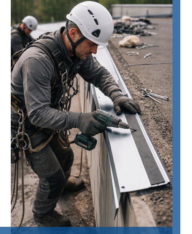 Монтаж капельника на кровле в Бузулуке от 313 р. | ВЫСОТНИК-Бзл