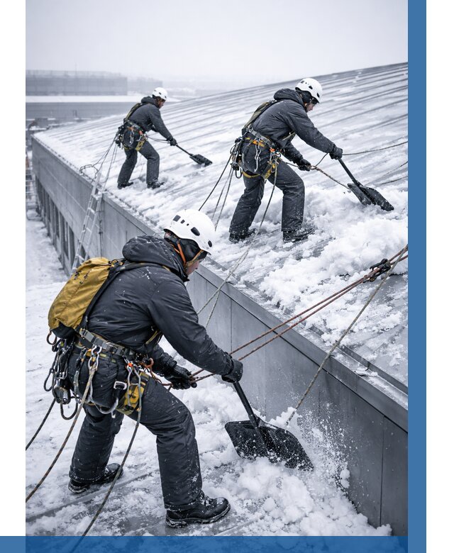 Очистка навесов от снега в Бузулуке от 4691 р. | ВЫСОТНИК-Бзл