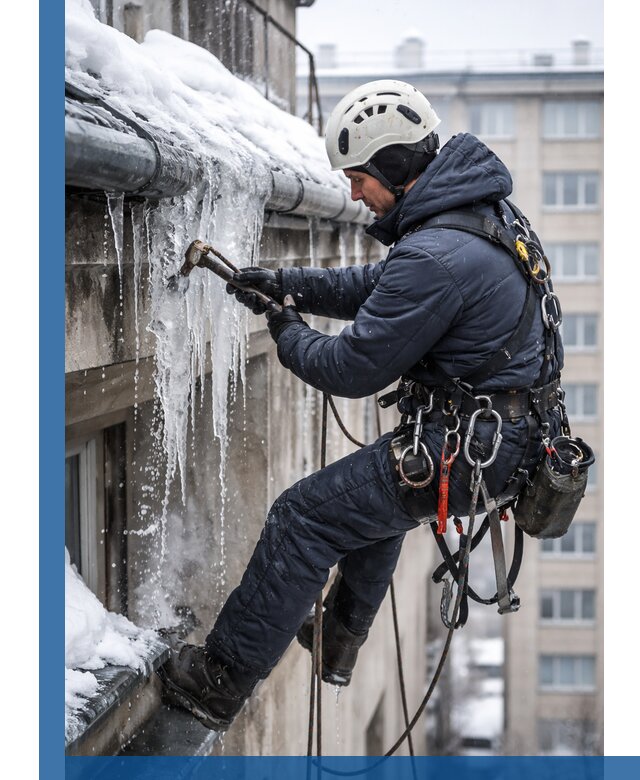Удаление наледи и чистка водостоков в Бузулуке оперативно и безопасно