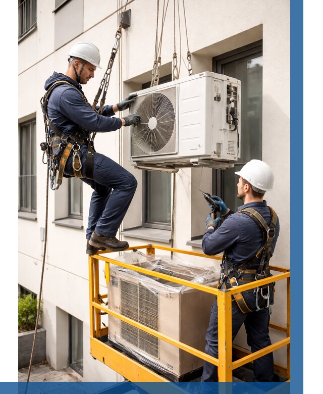 Демонтаж внешнего блока кондиционера в Бузулуке от 3648 р. | ВЫСОТНИК-Бзл