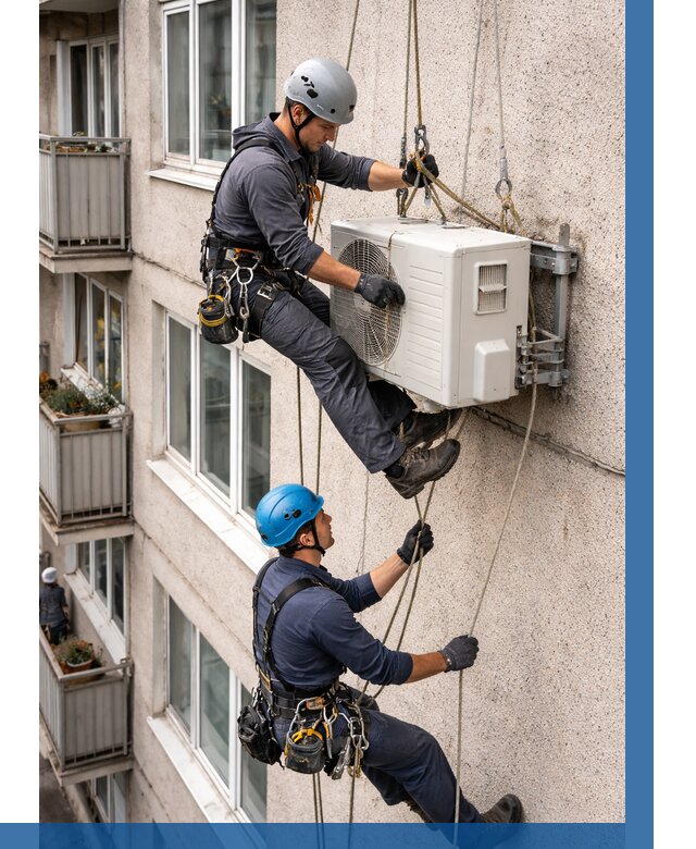 Перенос внешнего блока кондиционера в Бузулуке от 9382 р.| ВЫСОТНИК-Бзл