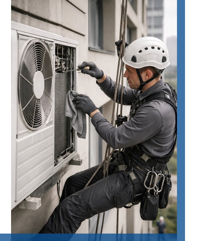 Обслуживание внешнего блока кондиционера в Бузулуке от 2814 р.ВЫСОТНИК-Бзл