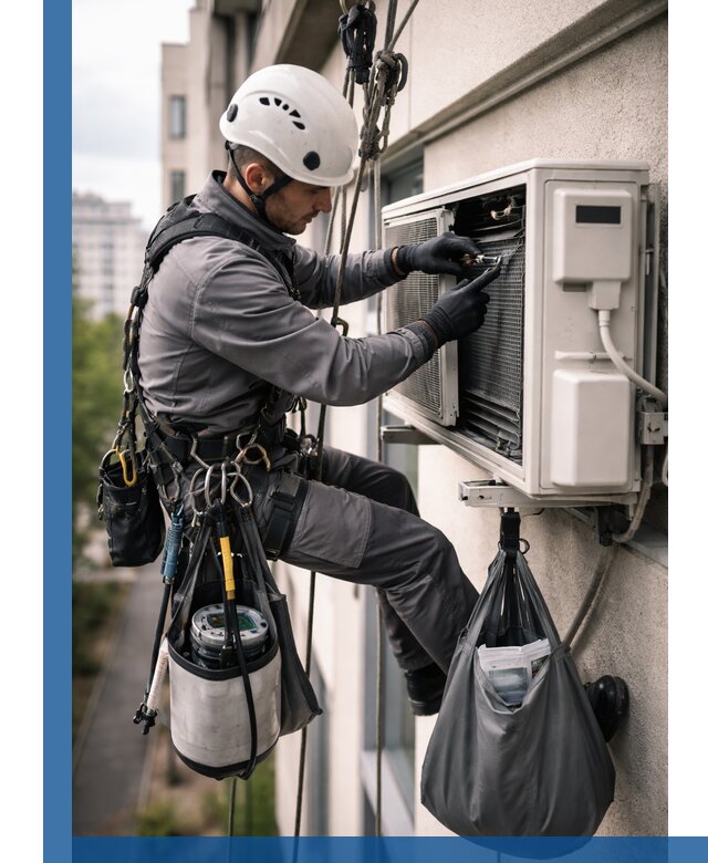 Обслуживание внешнего блока кондиционера в Бузулуке профессионально