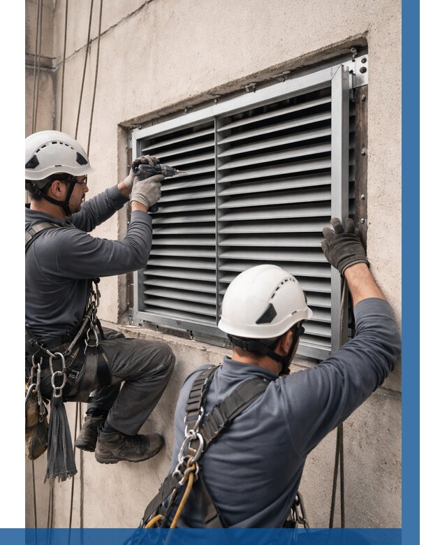 Монтаж вентиляционных решеток в Бузулуке от 4691 р. | ВЫСОТНИК-Бзл