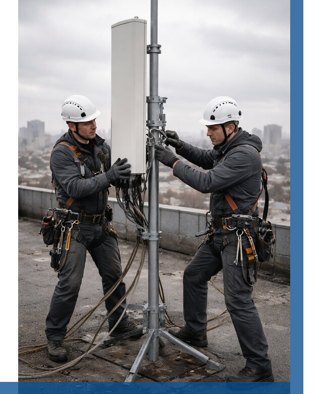 Монтаж антенн связи на крыше в Бузулуке от 8860 р. | ВЫСОТНИК-Бзл