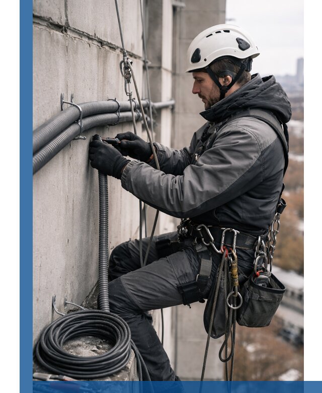 Профессиональный монтаж гофры для кабеля в Бузулуке с гарантией