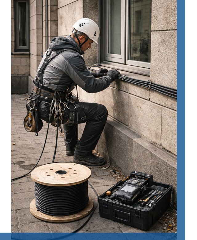 Прокладка оптоволоконного кабеля в Бузулуке от 834 р. | ВЫСОТНИК-Бзл