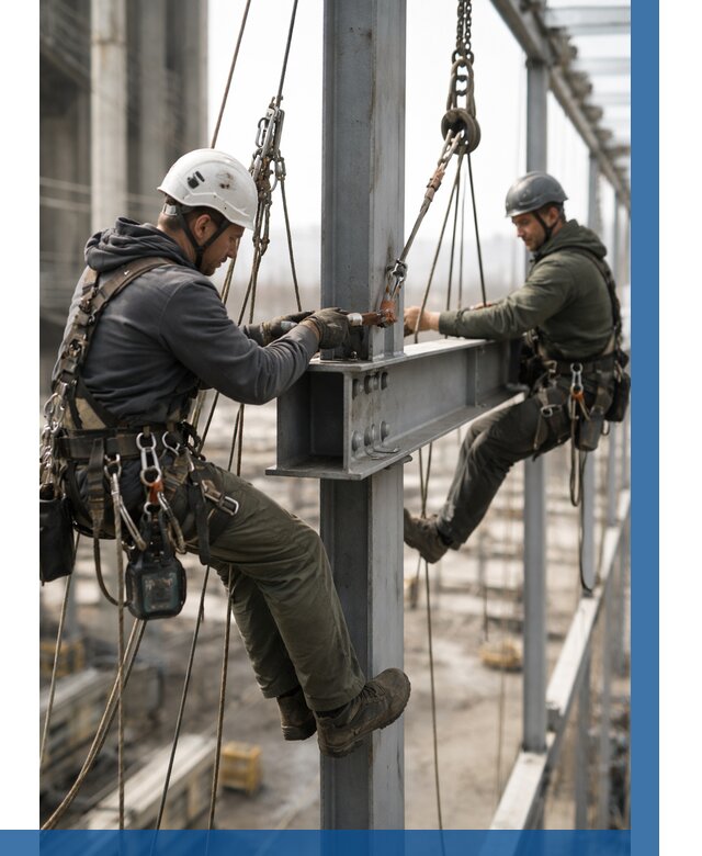 Монтаж металлоконструкций на высоте в Бузулуке от 3648 р. | ВЫСОТНИК-Бзл