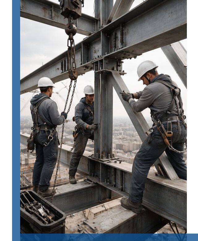 Профессиональный монтаж металлоконструкций на высоте в Бузулуке