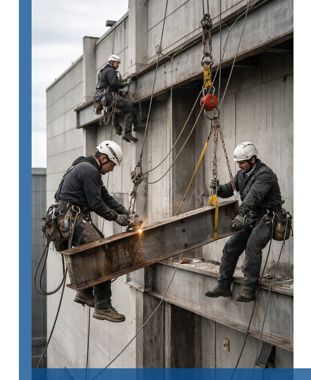 Демонтаж металлоконструкций на высоте в Бузулуке под ключ