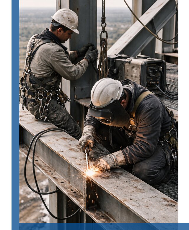 Высотные сварочные работы в Бузулуке для промышленных объектов