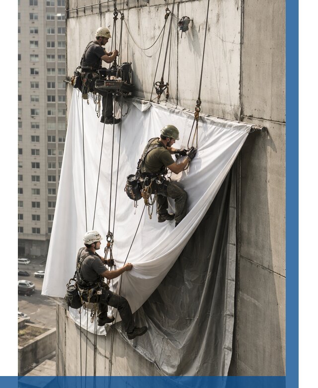 Замена баннерного полотна в Бузулуке от 6776 р. | ВЫСОТНИК-Бзл—заказать