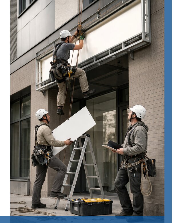 Монтаж светового короба в Бузулуке от 6776 р. | ВЫСОТНИК-Бзл