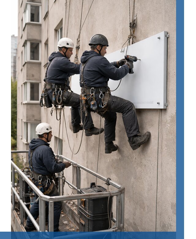 Монтаж табличек и указателей в Бузулуке от 3648 р. | ВЫСОТНИК-Бзл