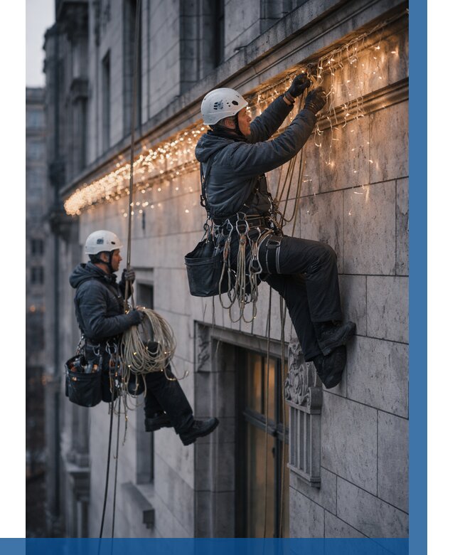 Монтаж новогодней иллюминации в Бузулуке от 8860 р. | ВЫСОТНИК-Бзл