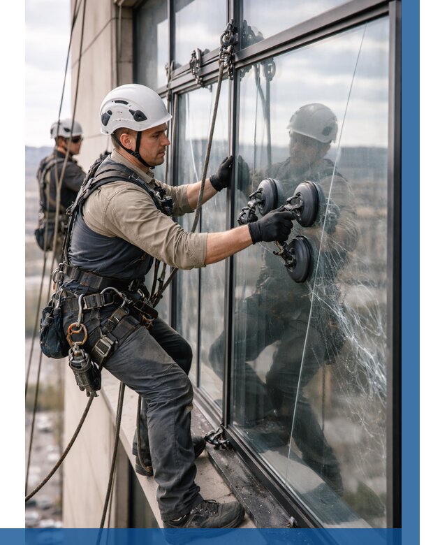 Замена стекла в витраже в Бузулуке под ключ от 8860 р. | ВЫСОТНИК-Бзл