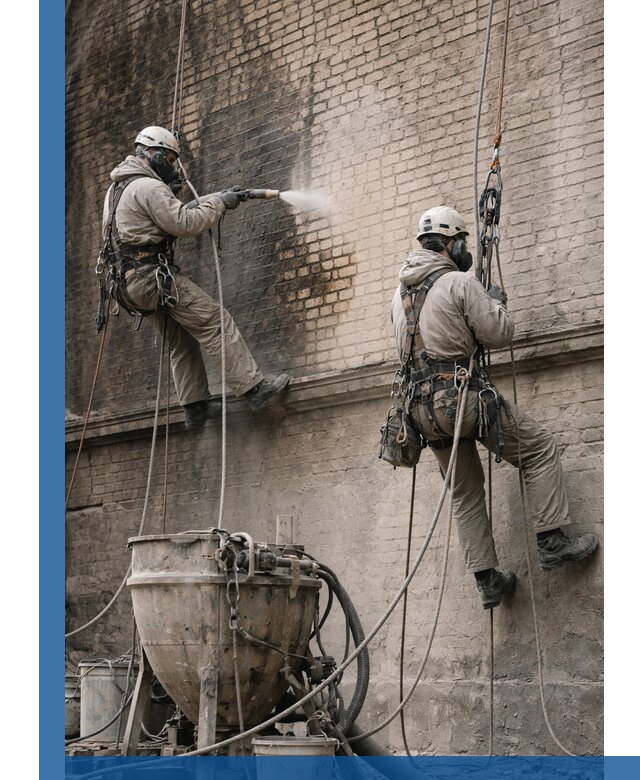 Пескоструйная очистка фасадов в Бузулуке профессионально