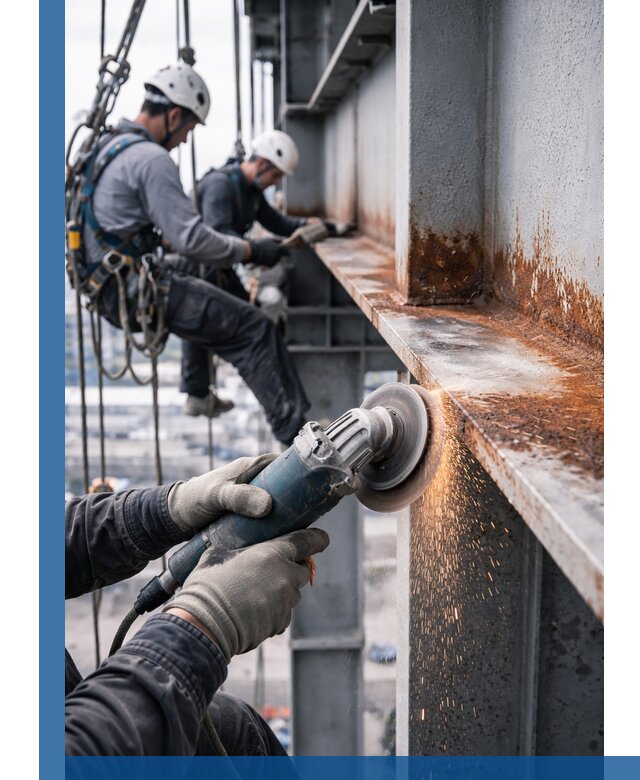 Зачистка металла от ржавчины и подготовка поверхностей в Бузулуке