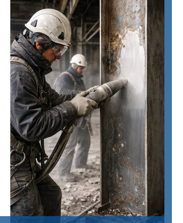 Удаление старой краски с металла в Бузулуке от 469 р. | ВЫСОТНИК-Бзл