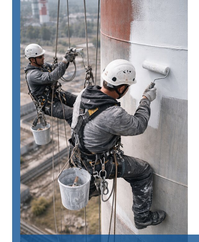 Покраска дымовых труб в Бузулуке: антикоррозийная защита и восстановление