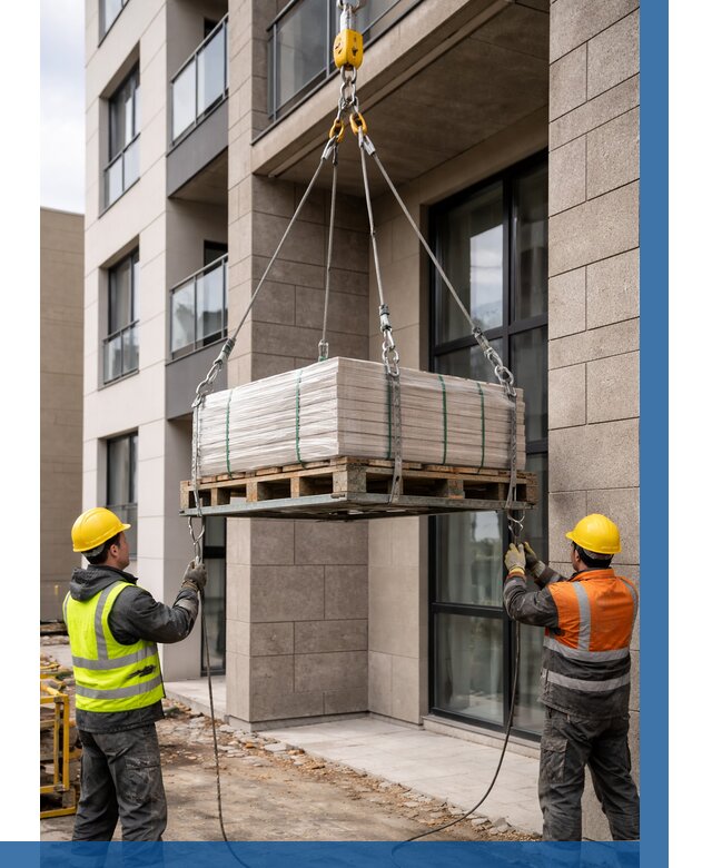 Подъем керамогранита на этаж в Бузулуке от 3648 р. | ВЫСОТНИК-Бзл