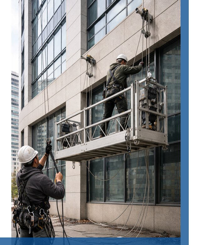 Монтаж и подъем фасадной люльки в Бузулуке от 12509 р. | ВЫСОТНИК-Бзл