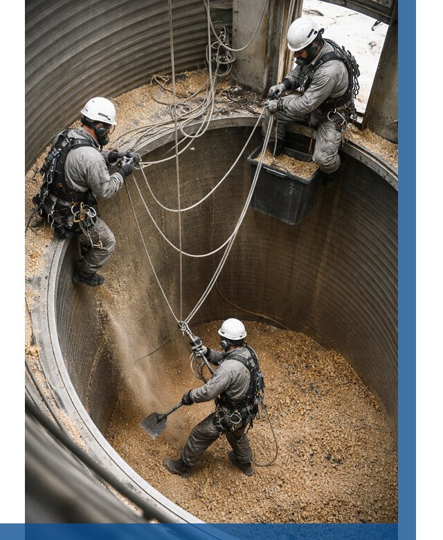 Чистка зерновых бункеров в Бузулуке от 12509 р. | ВЫСОТНИК-Бзл