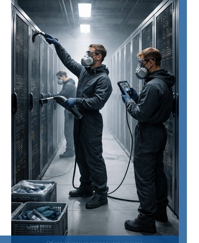 Обеспыливание серверной комнаты в Бузулуке от 4691 р. | ВЫСОТНИК-Бзл