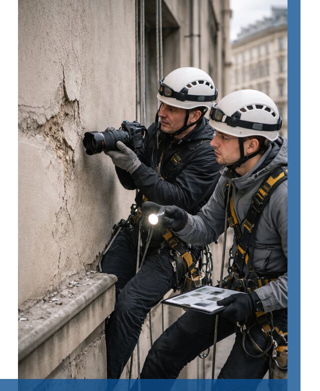 Фотофиксация дефектов фасада в Бузулуке от 4691 р. | ВЫСОТНИК-Бзл